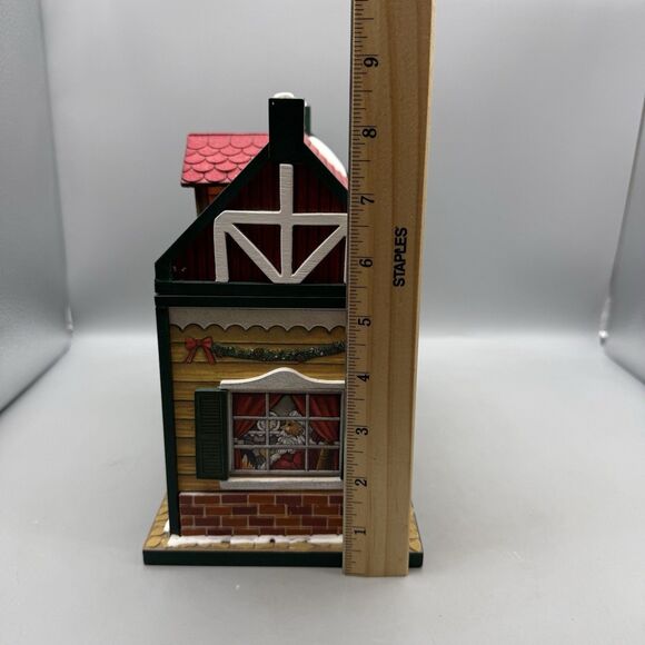 Christmas Traditions Animated Musical House Santa Clause Coming To Town - Picture 8 of 8